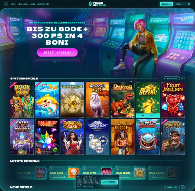 PowerUp Casino Deutschland - Jetzt kostenlos registrieren und bonusnutzen, powerup casino no deposit bonus